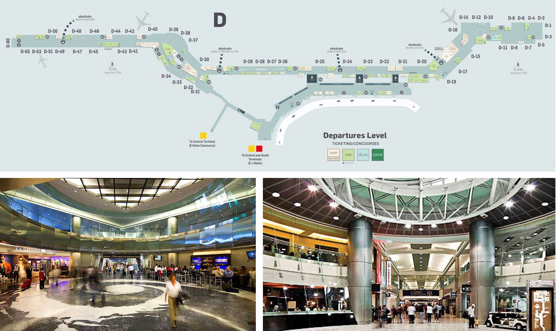 North Terminal map miami airport