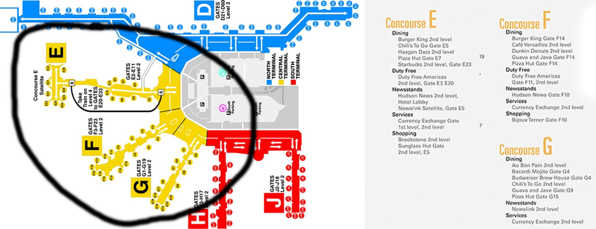 Central Terminal Mia Airport E F G At Miami Airport S Gate   Structure Terminal Concourse E F G Gate Mia Airport 2048x790 