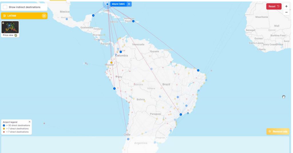 Latam Miami airport Arrivals Departure Terminal